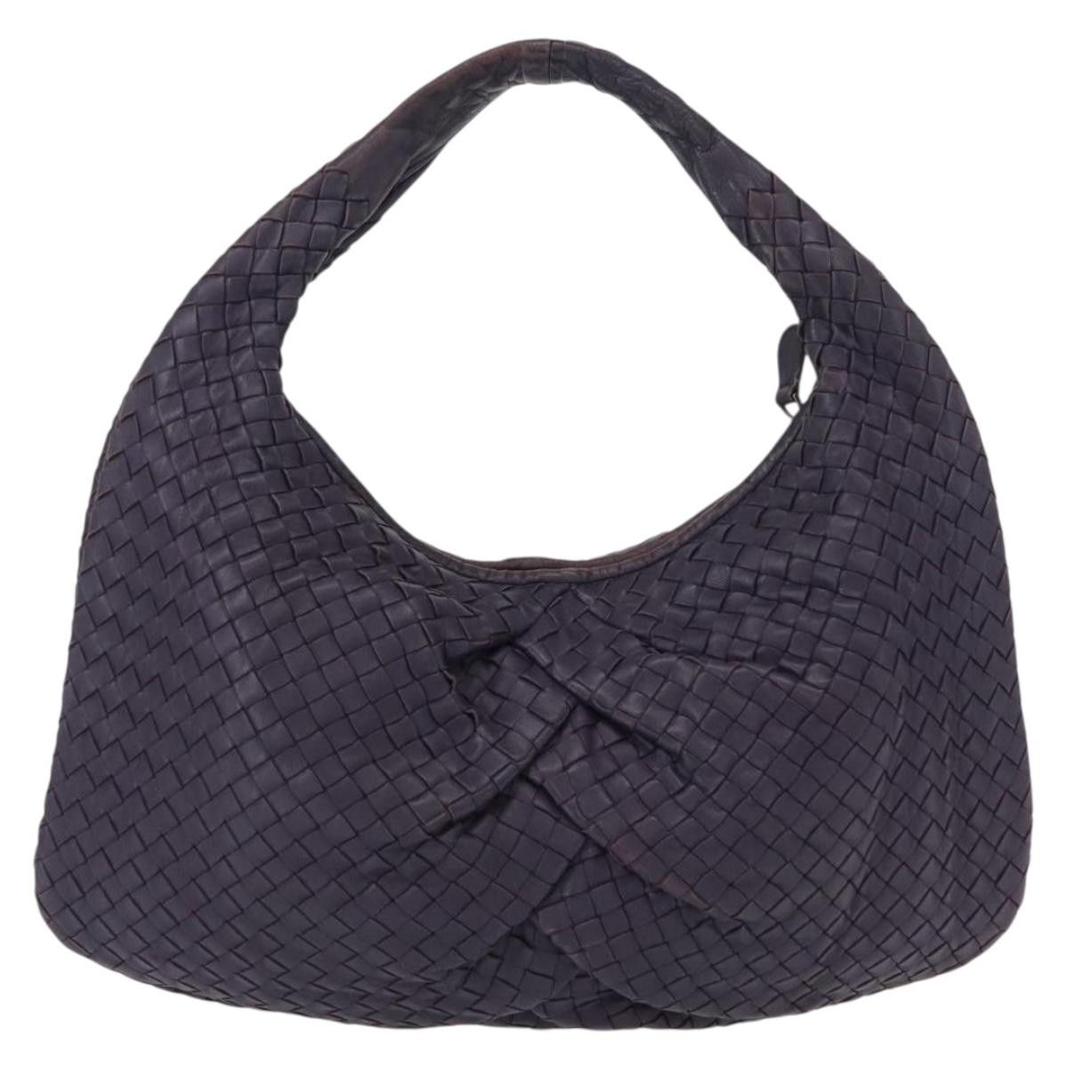 Bottega Veneta Veneta Hobo Purple Leather Good condition - Back View