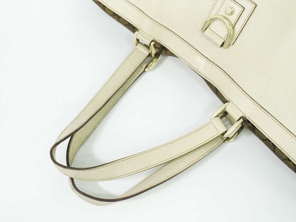 Gucci Abbey Ecru Leather Good condition - Box View