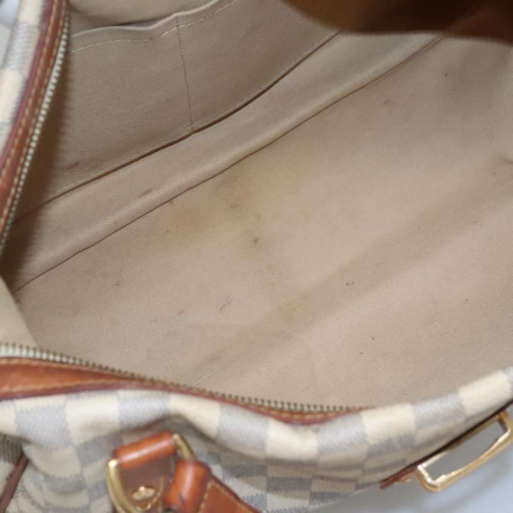 Louis Vuitton Stresa Handbag White Canvas Good condition - Box View