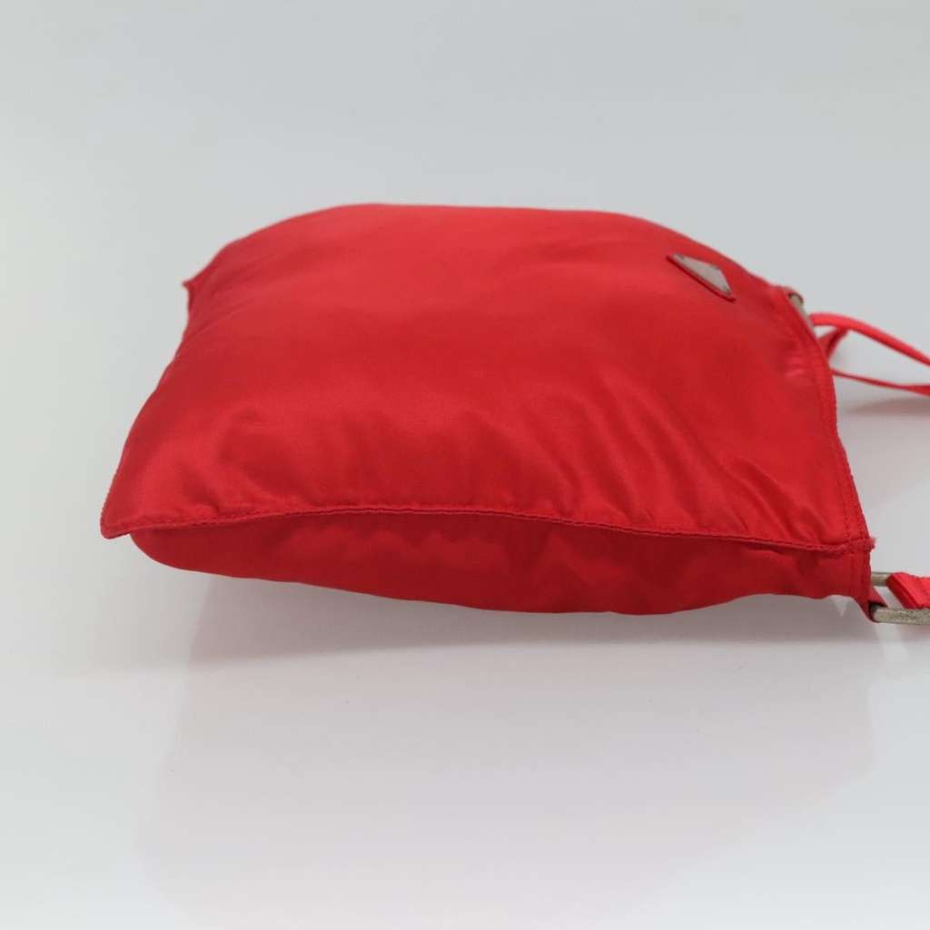 Prada Zip Top Messenger Bag Red Good condition - Inside View