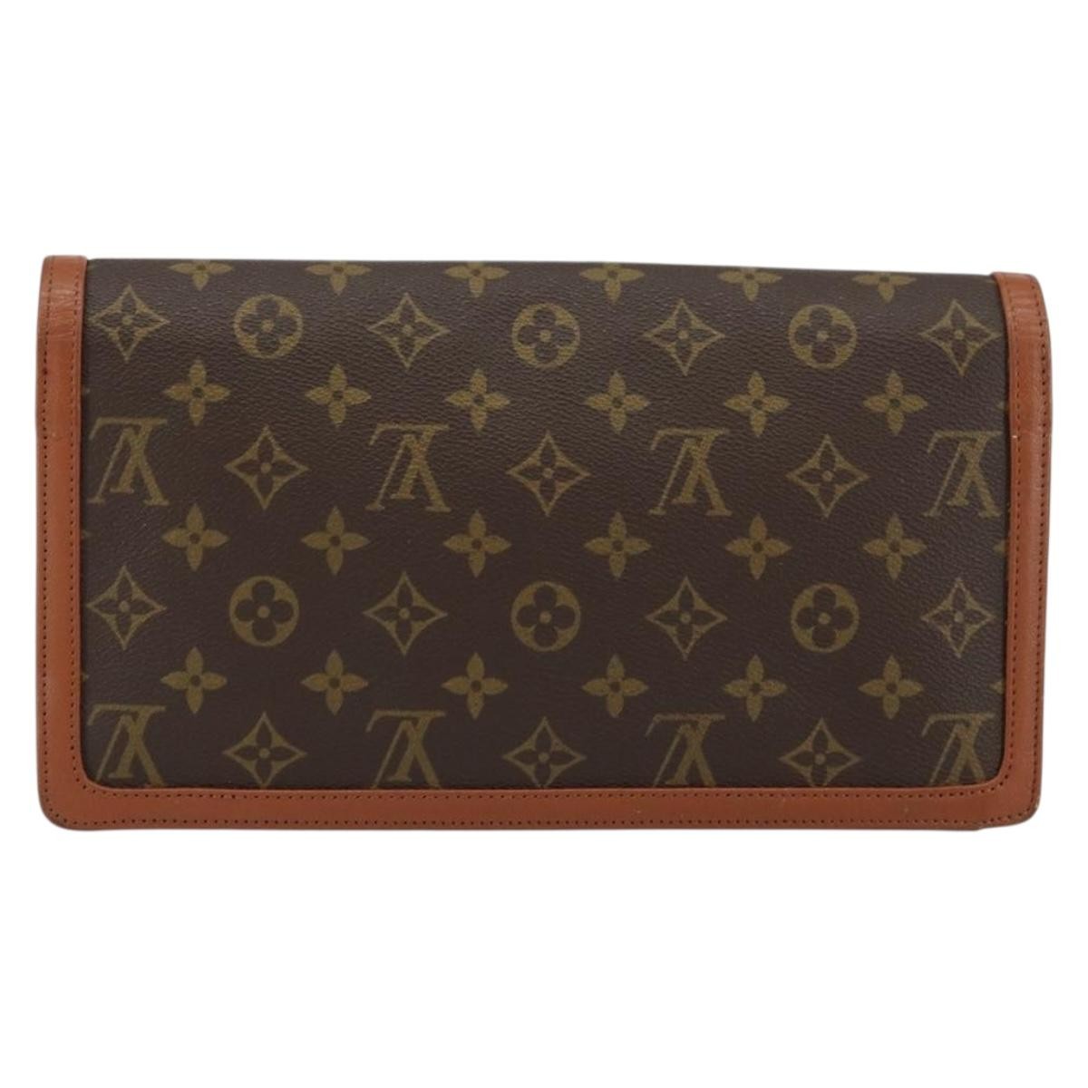 Louis Vuitton Dame Pochette Brown Canvas Good condition - Back View