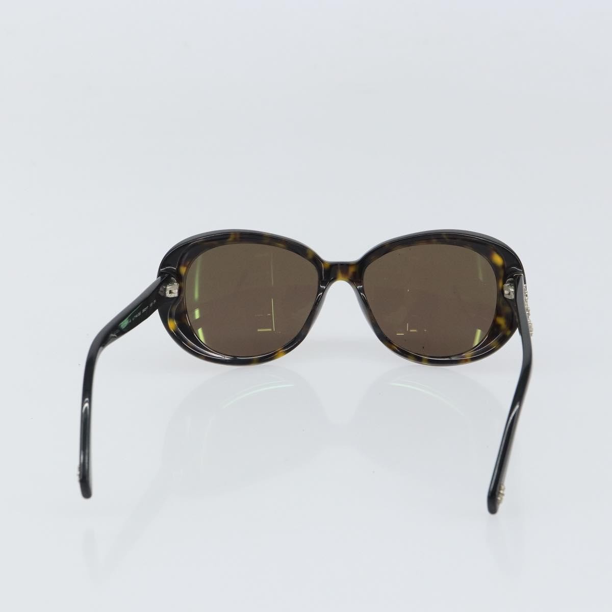 Chanel Logo CC Sunglasses Black Plastic Fair condition - Back View