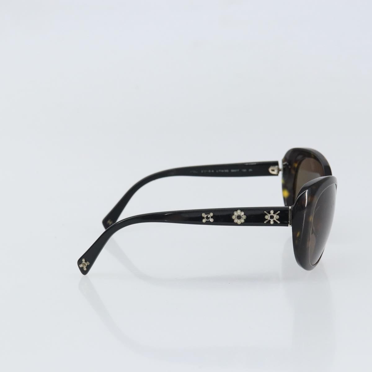 Chanel Logo CC Sunglasses Black Plastic Fair condition - Inside View