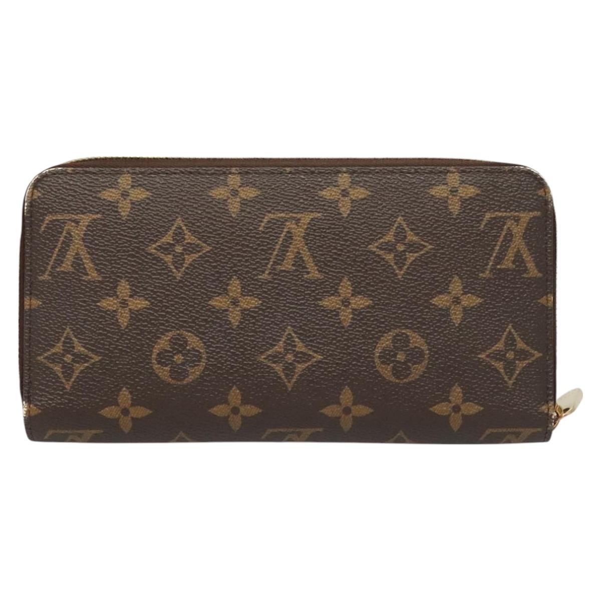 Louis Vuitton Zippy Wallet NM Brown Canvas Good condition - Back View