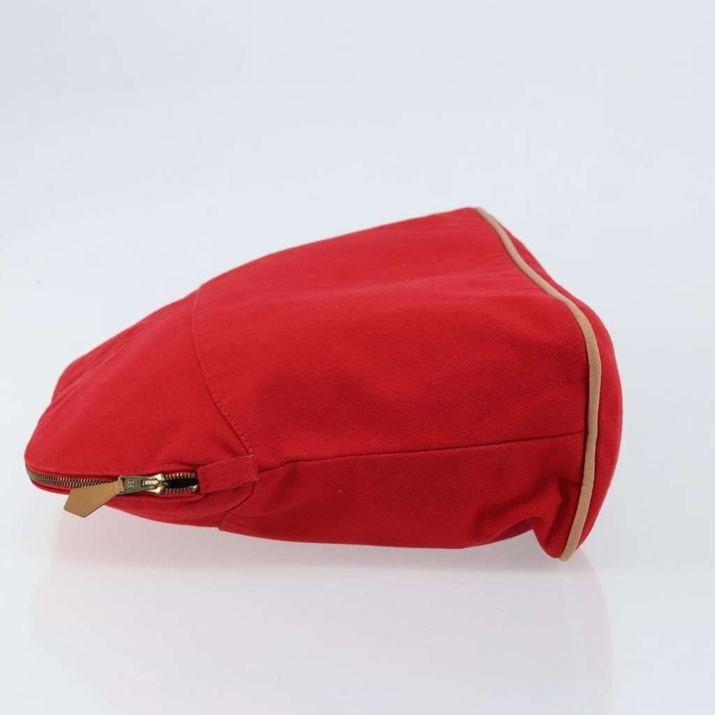 Hermès Bolide Pouch Red Canvas Good condition - Model View