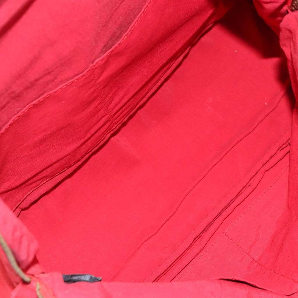 Hermès Bolide Pouch Red Canvas Good condition - Box View