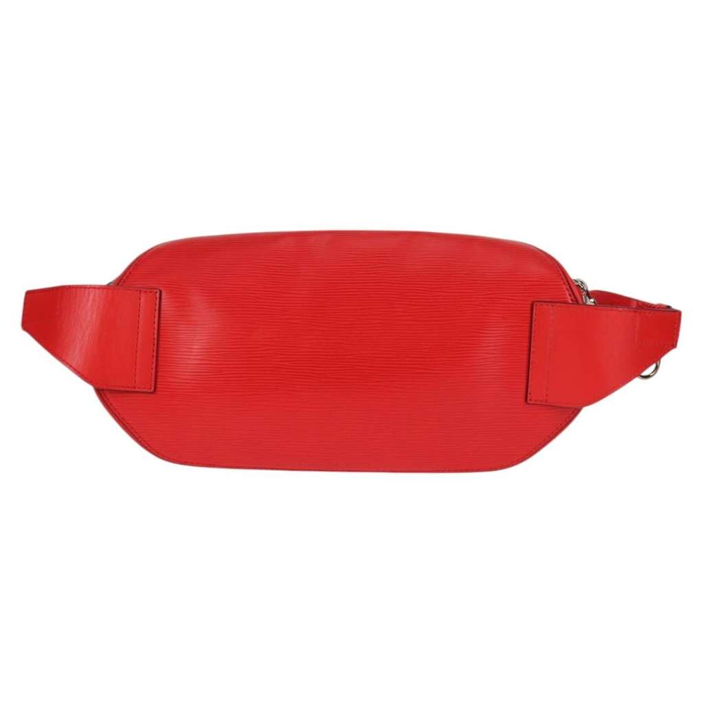 Louis Vuitton Louis Vuitton x Supreme Waist Bag Red Leather Very good condition - Back View