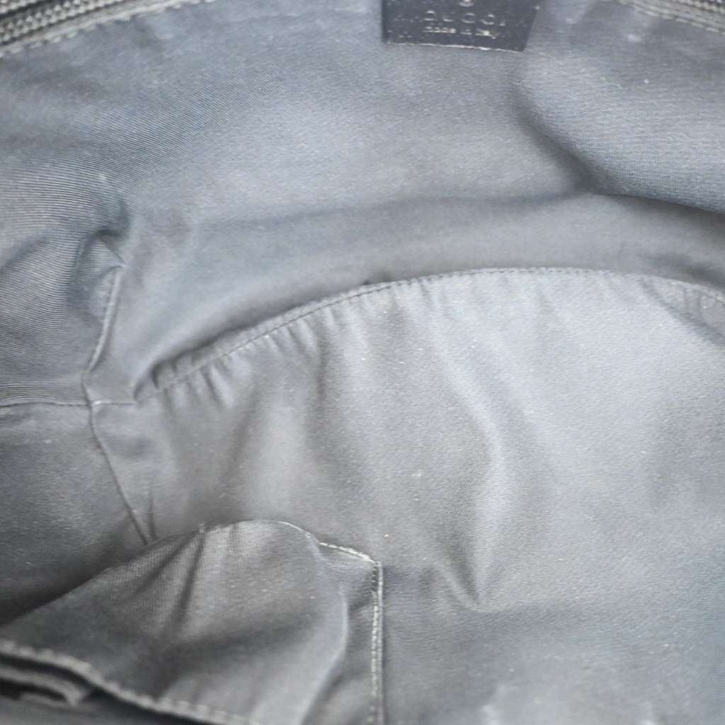 Gucci Half Moon Hobo Messenger Black Canvas Good condition - Box View