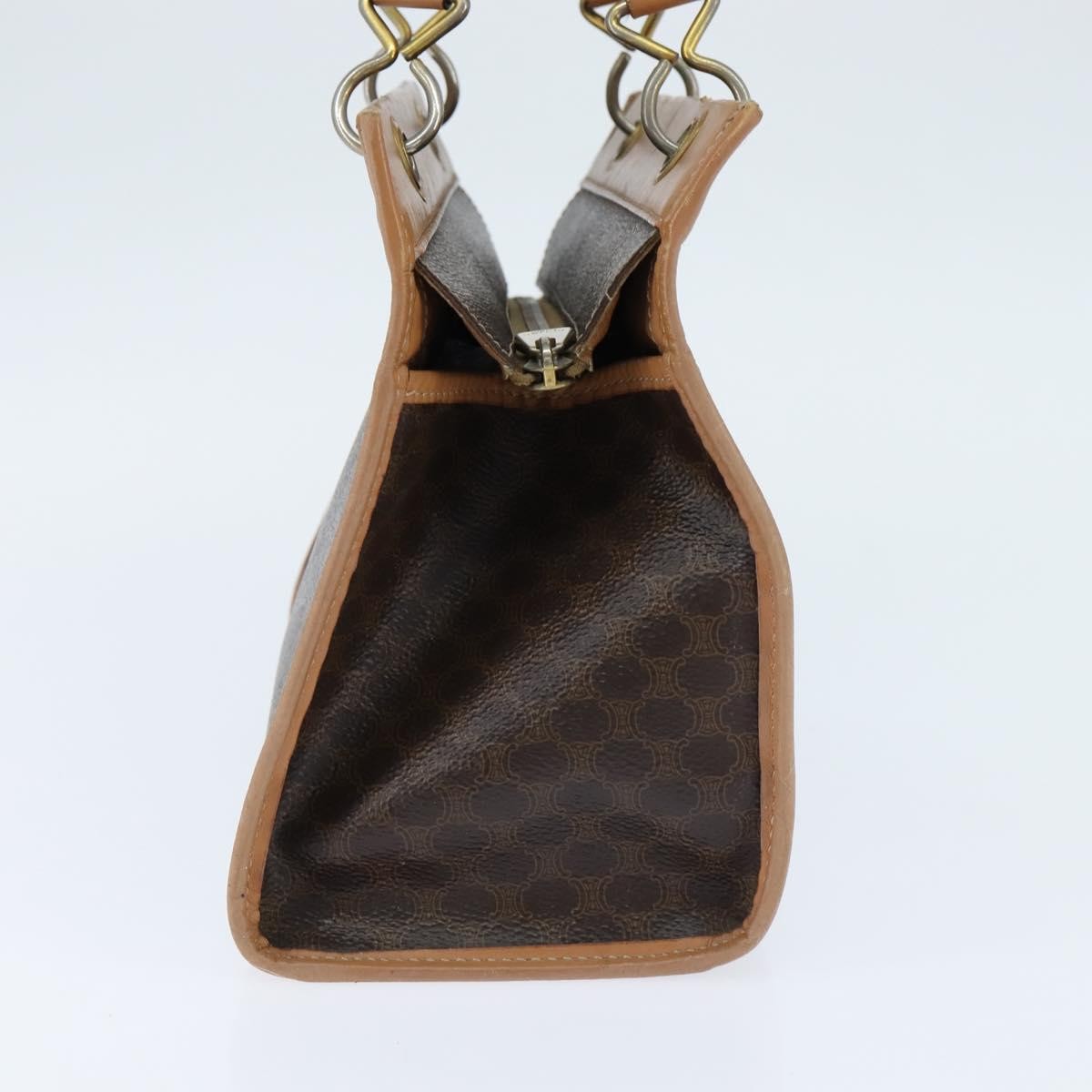 Celine Vintage Macadam Tote bag Brown Canvas Good condition - Model View