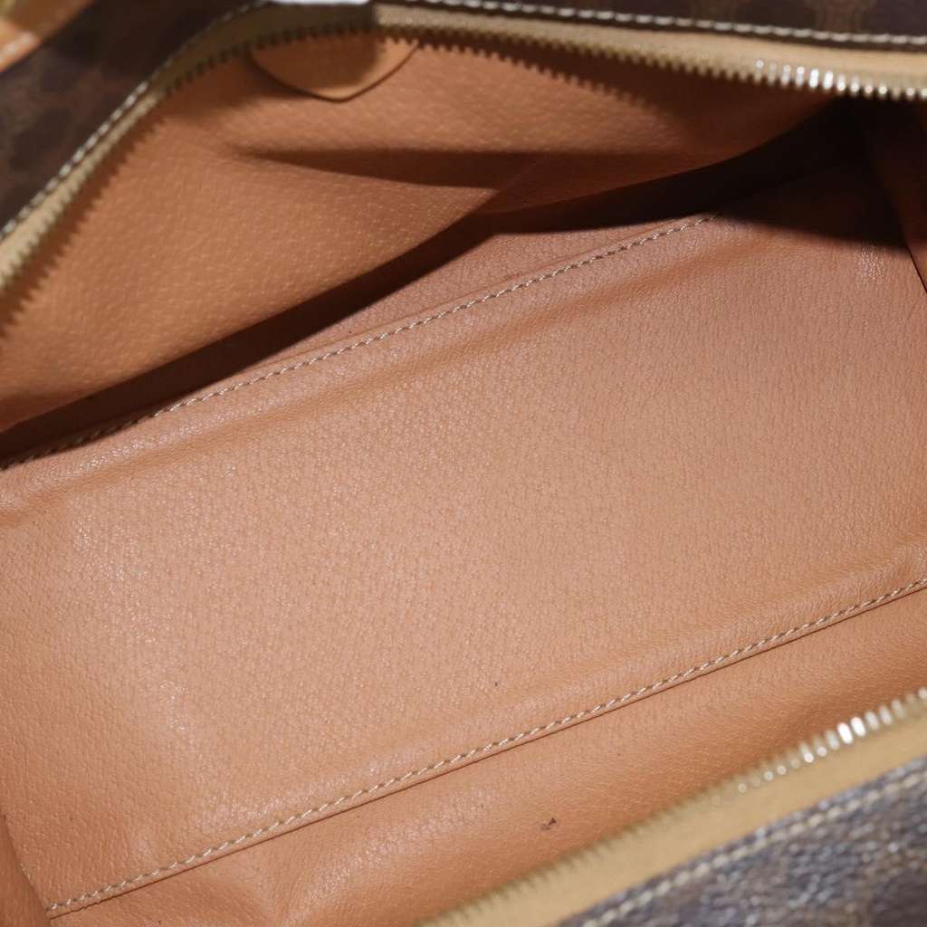 Celine Vintage Macadam Tote bag Brown Canvas Good condition - Box View