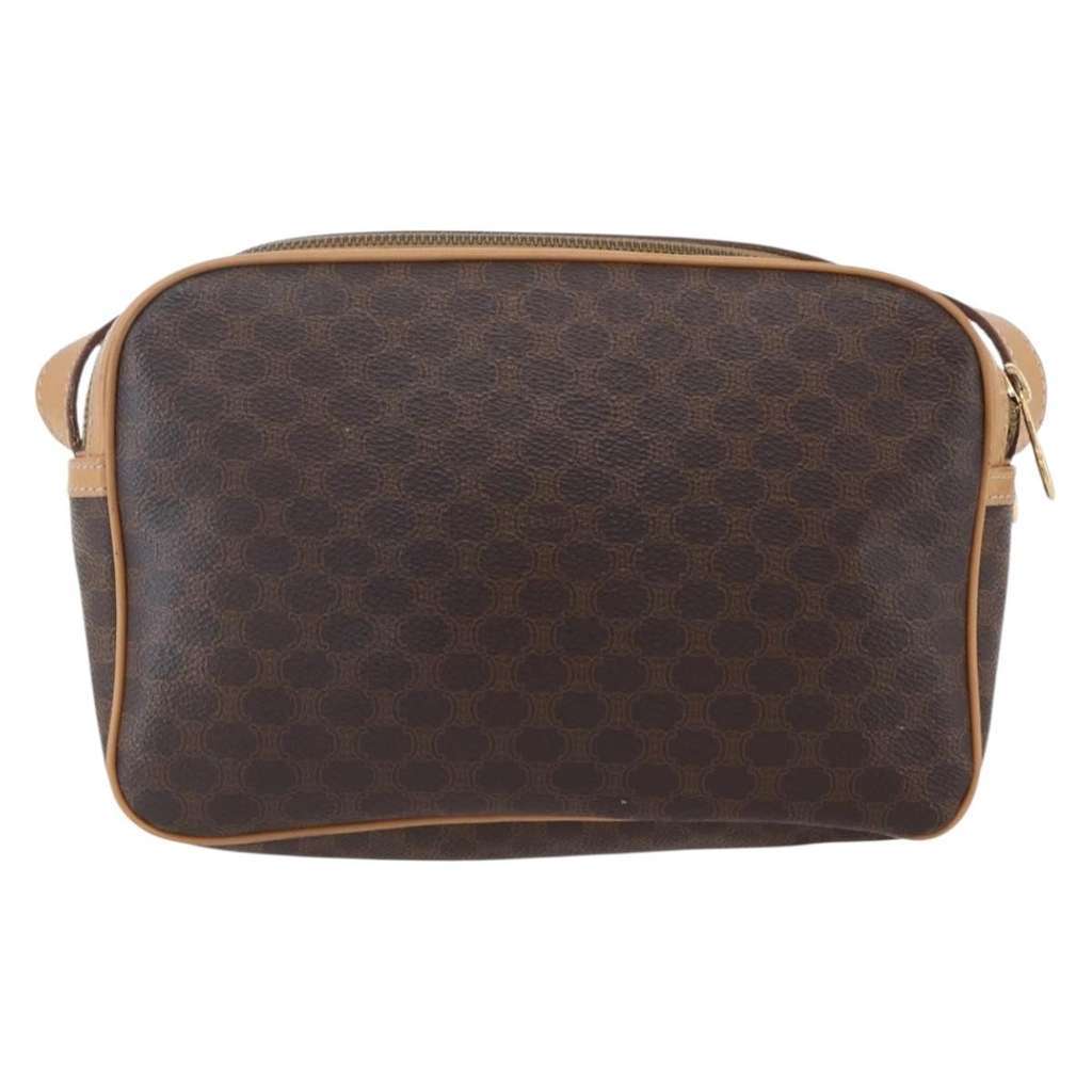 Celine Macadam Shoulder Bag Brown Good condition - Back View