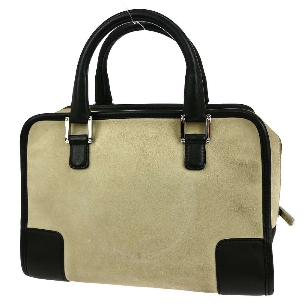 Loewe Amazona Bag Beige Suede Good condition - Back View