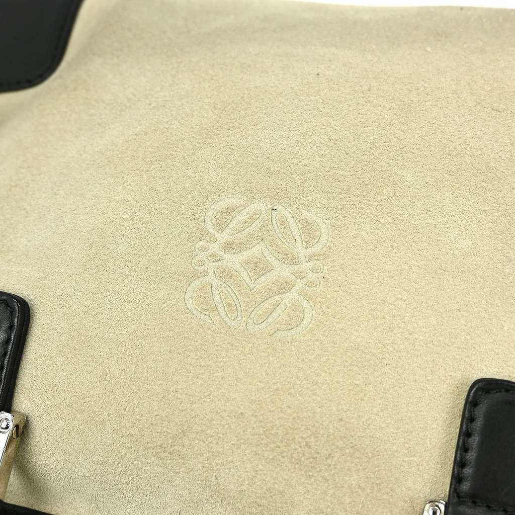 Loewe Amazona Bag Beige Suede Good condition - Box View