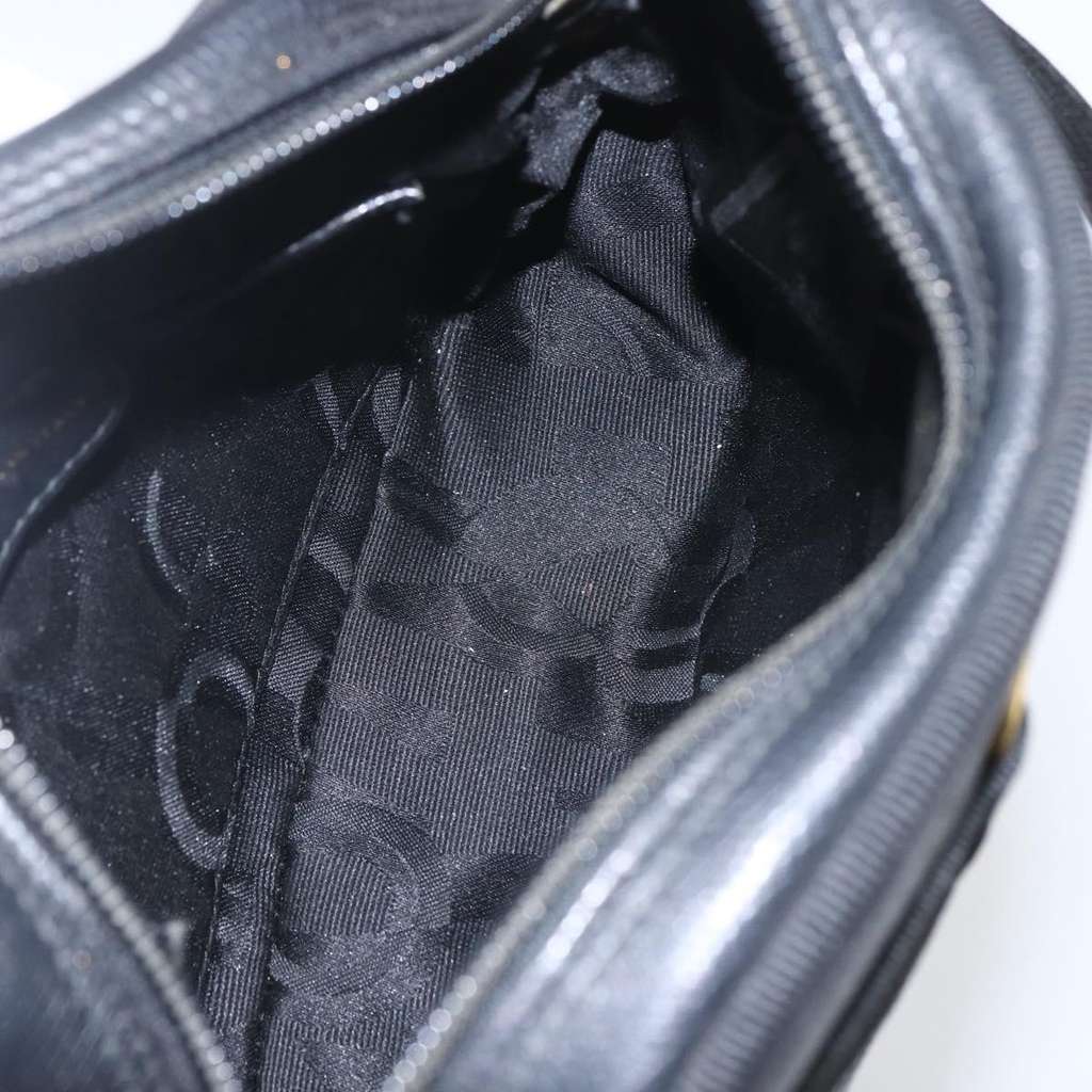 Salvatore Ferragamo Vala Shoulder Bag Black Leather Good condition - Box View