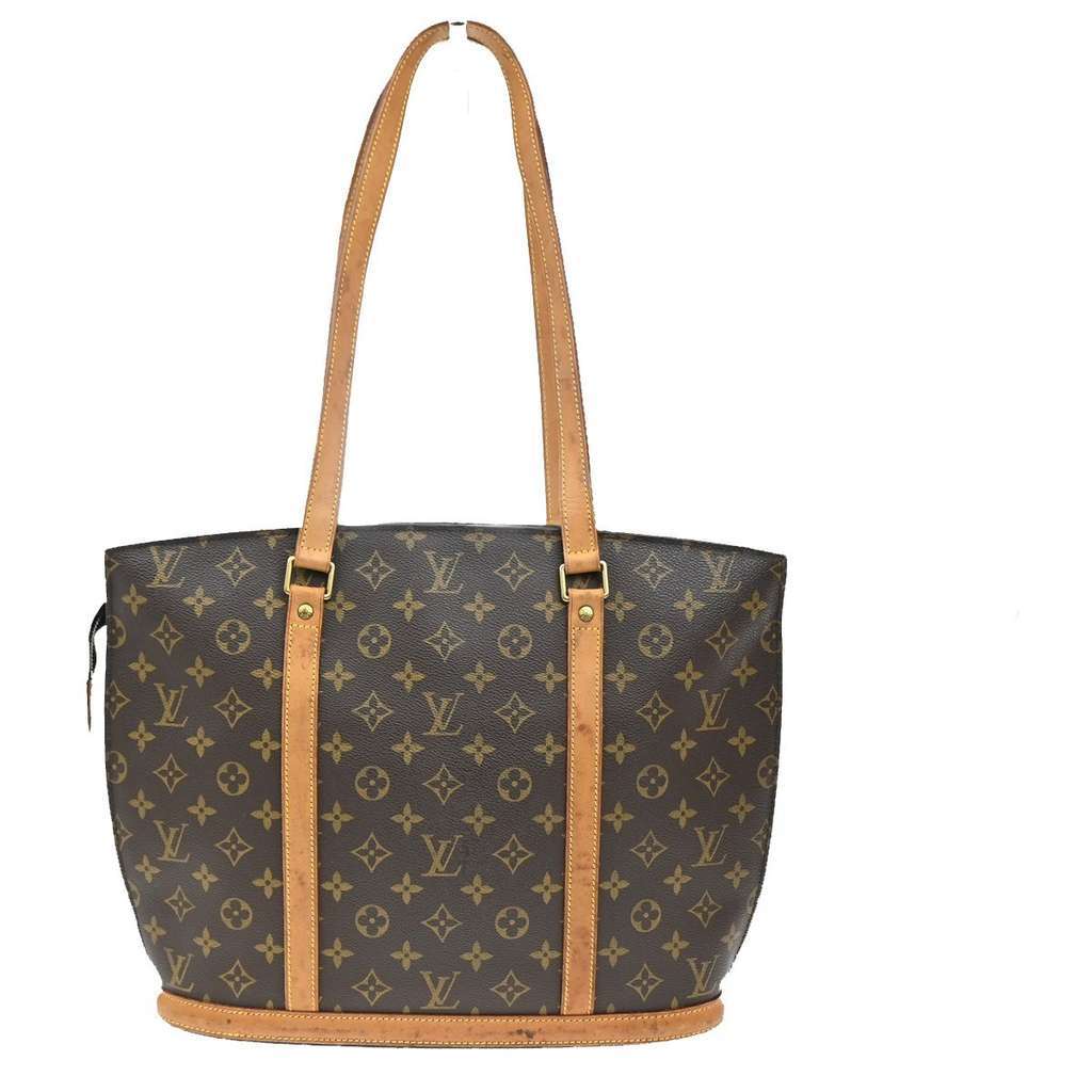 Louis Vuitton Babylone Handbag Brown Canvas Good condition - Back View