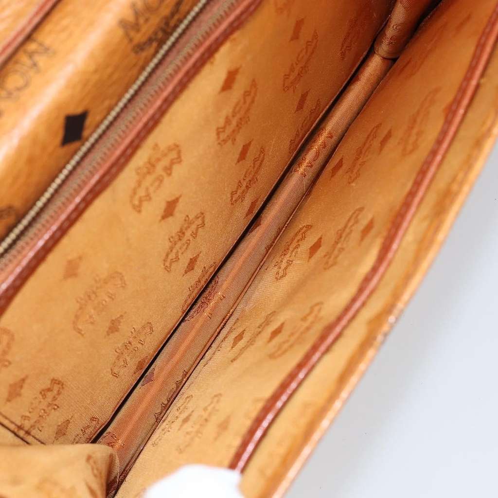 Mcm Visetos Shoulder bag Brown Canvas Good condition - Box View