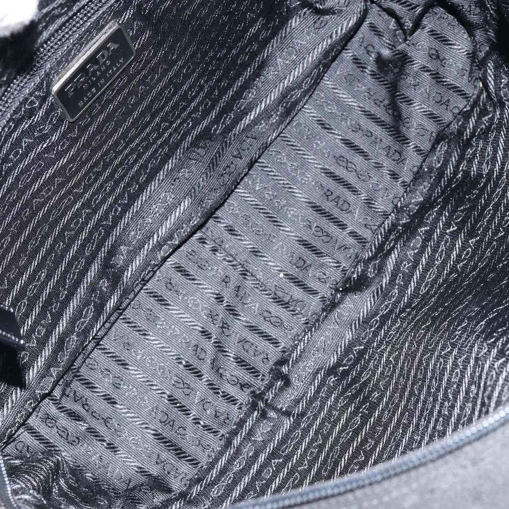 Prada Vintage Zip Handbag Black Good condition - Box View