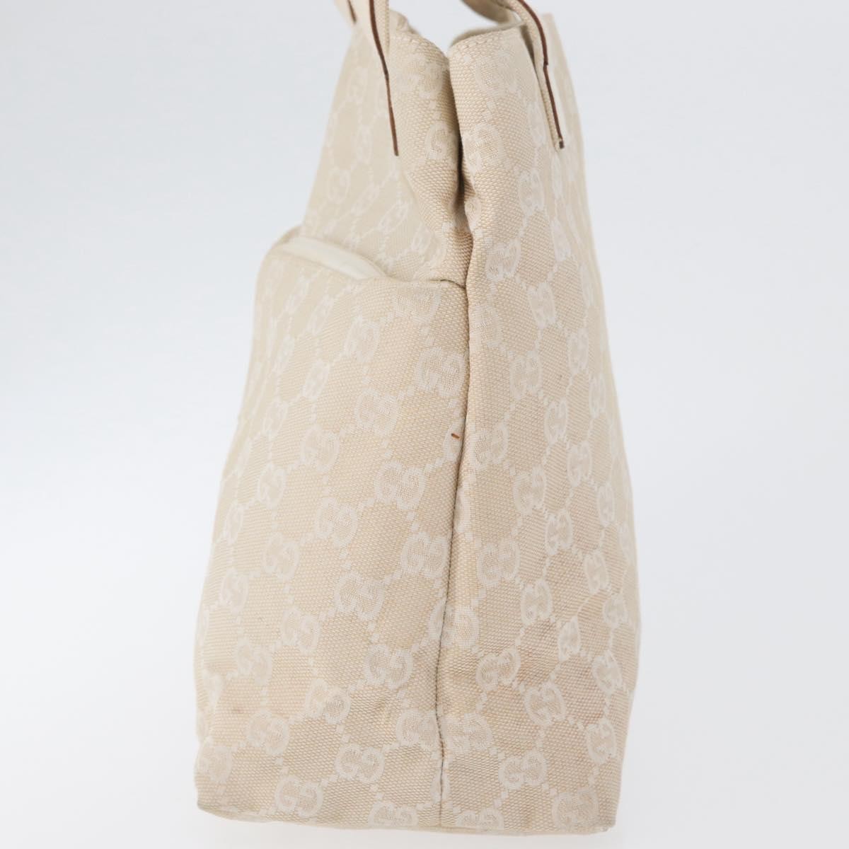 Gucci Double Pocket Tote Ecru Canvas Good condition - Inside View