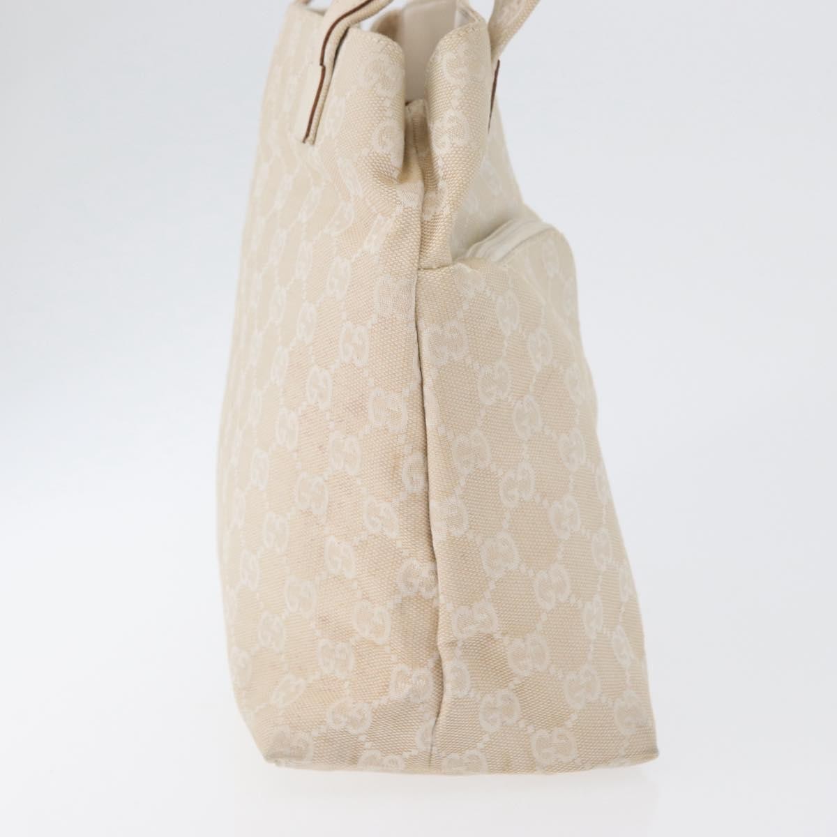 Gucci Double Pocket Tote Ecru Canvas Good condition - Model View