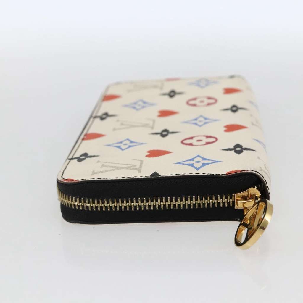 Louis Vuitton Zippy wallet White Canvas Good condition - Inside View