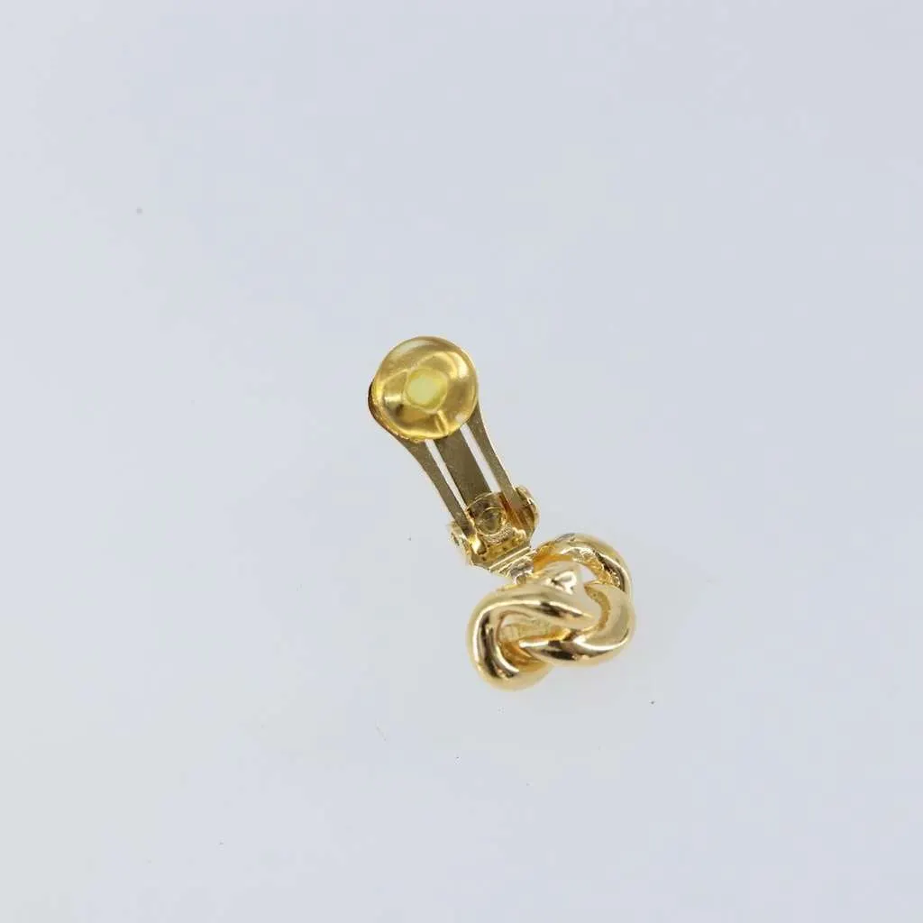 Dior Vintage clip-on earrings Gold Good - Box View