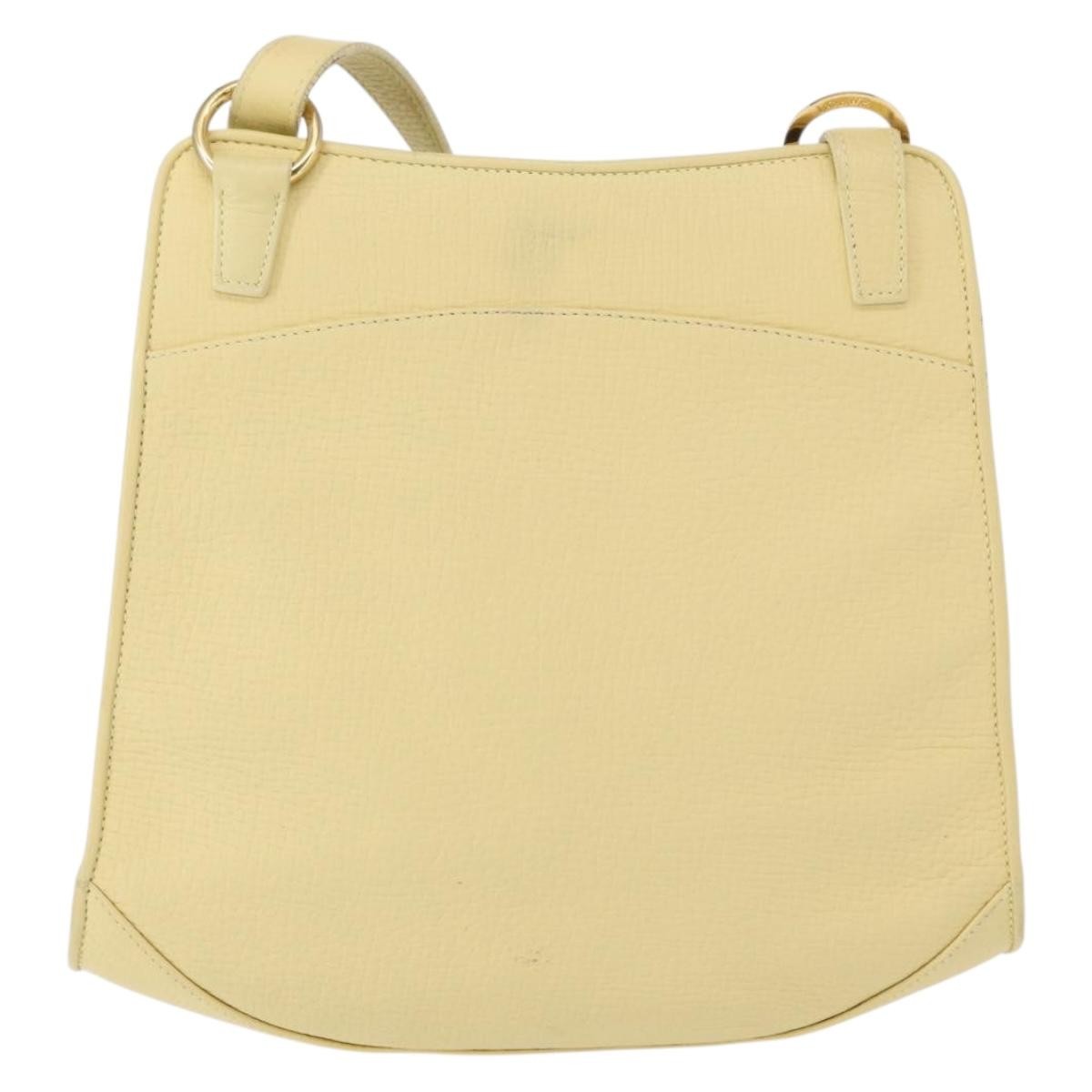 Loewe Vintage Shoulder Bag Yellow Leather Good condition - Back View