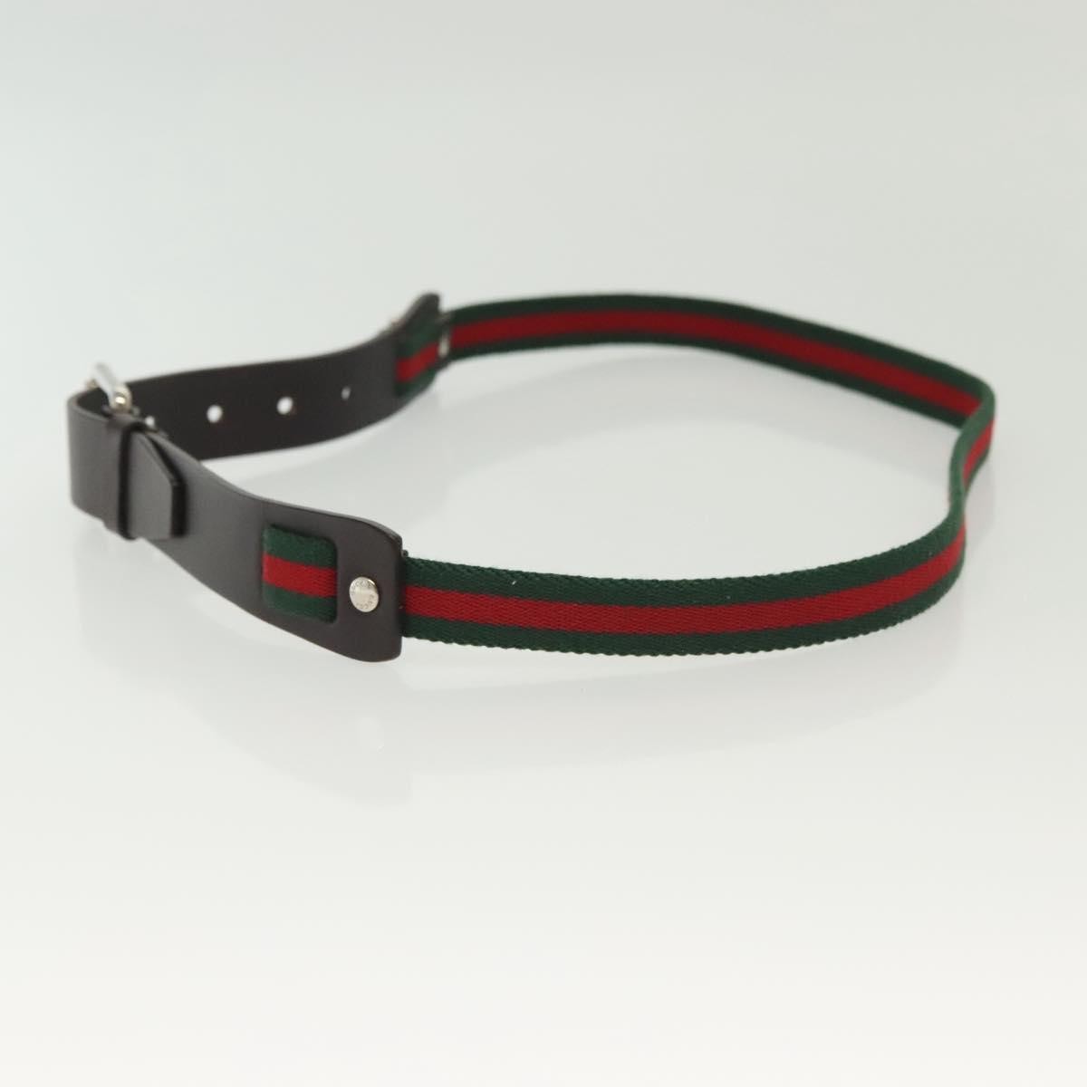 Gucci Web Belt Black Leather Good condition - Inside View