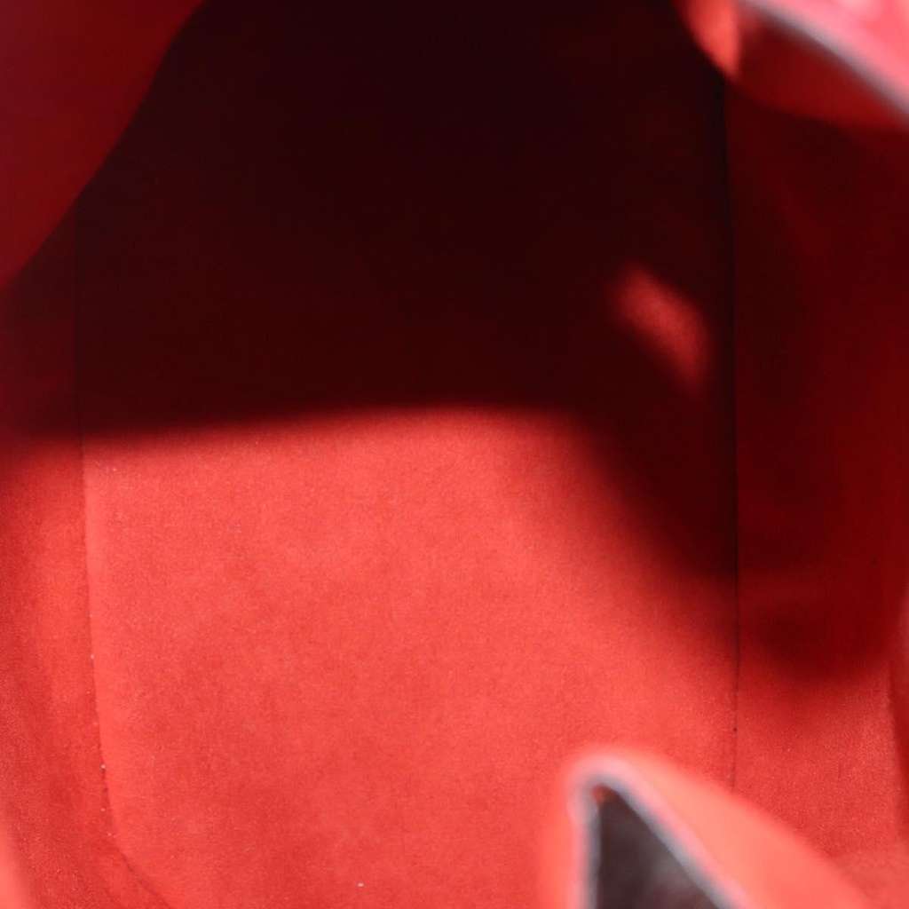 Louis Vuitton Twist Bucket Bag Red Leather Good condition - Box View