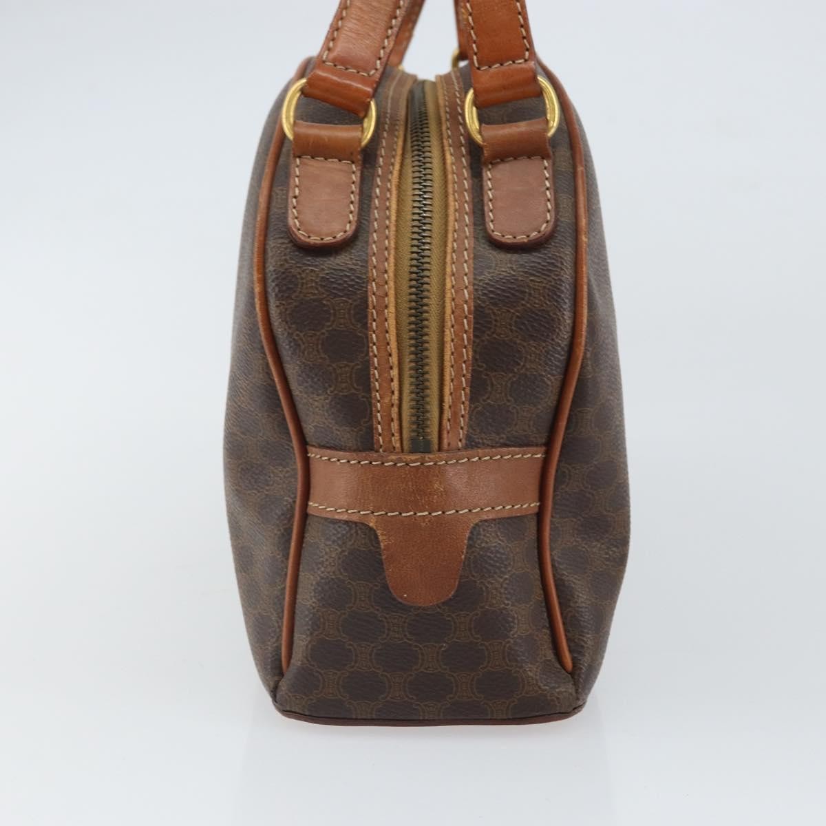 Celine Vintage Macadam Handbag Brown Canvas Good condition - Model View