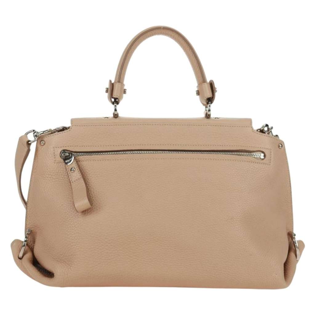 Salvatore Ferragamo Sofia Satchel Beige Leather Good condition - Back View