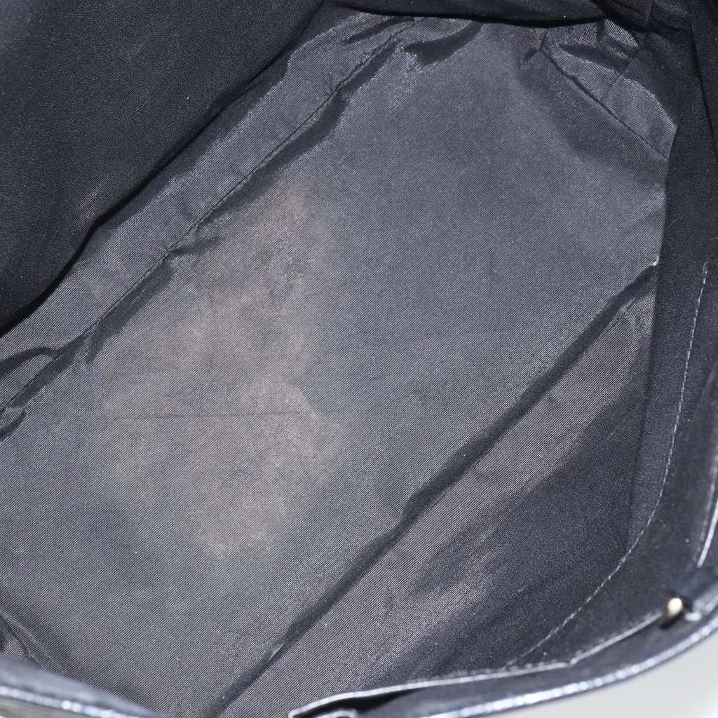 Bvlgari Logomania Tote bag Black Canvas Fair condition - Box View