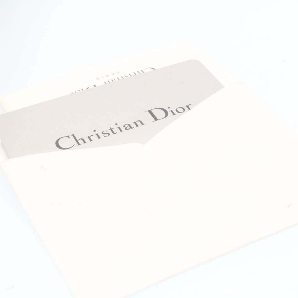 Christian Dior Vintage CD Flap Messenger Bag Navy Canvas Good condition - Box View