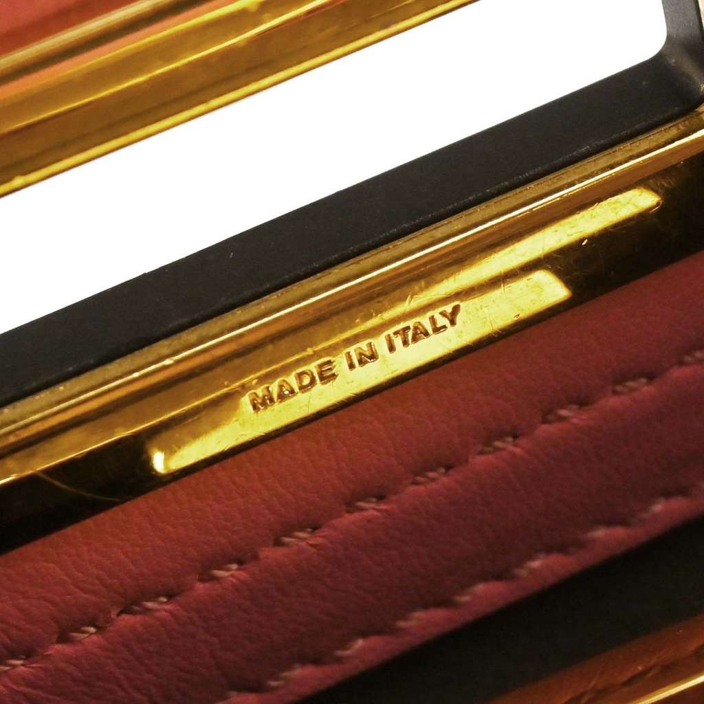 Fendi Peekaboo Essential Bag Pink Leather Good condition - Box View