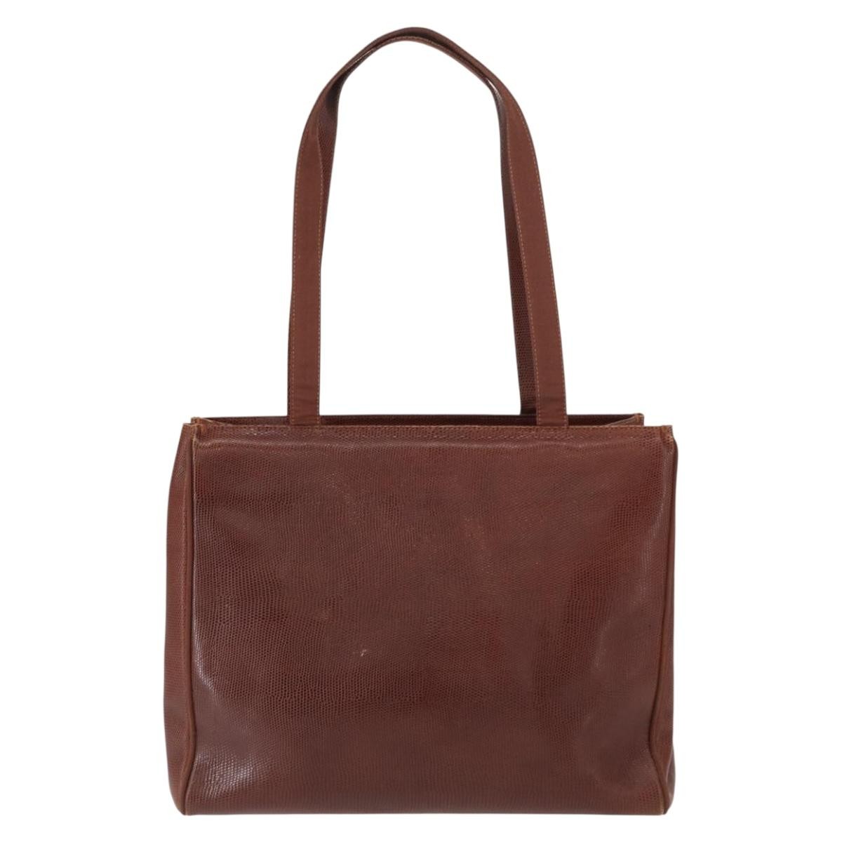 Salvatore Ferragamo Vala tote Brown Leather Good condition - Back View