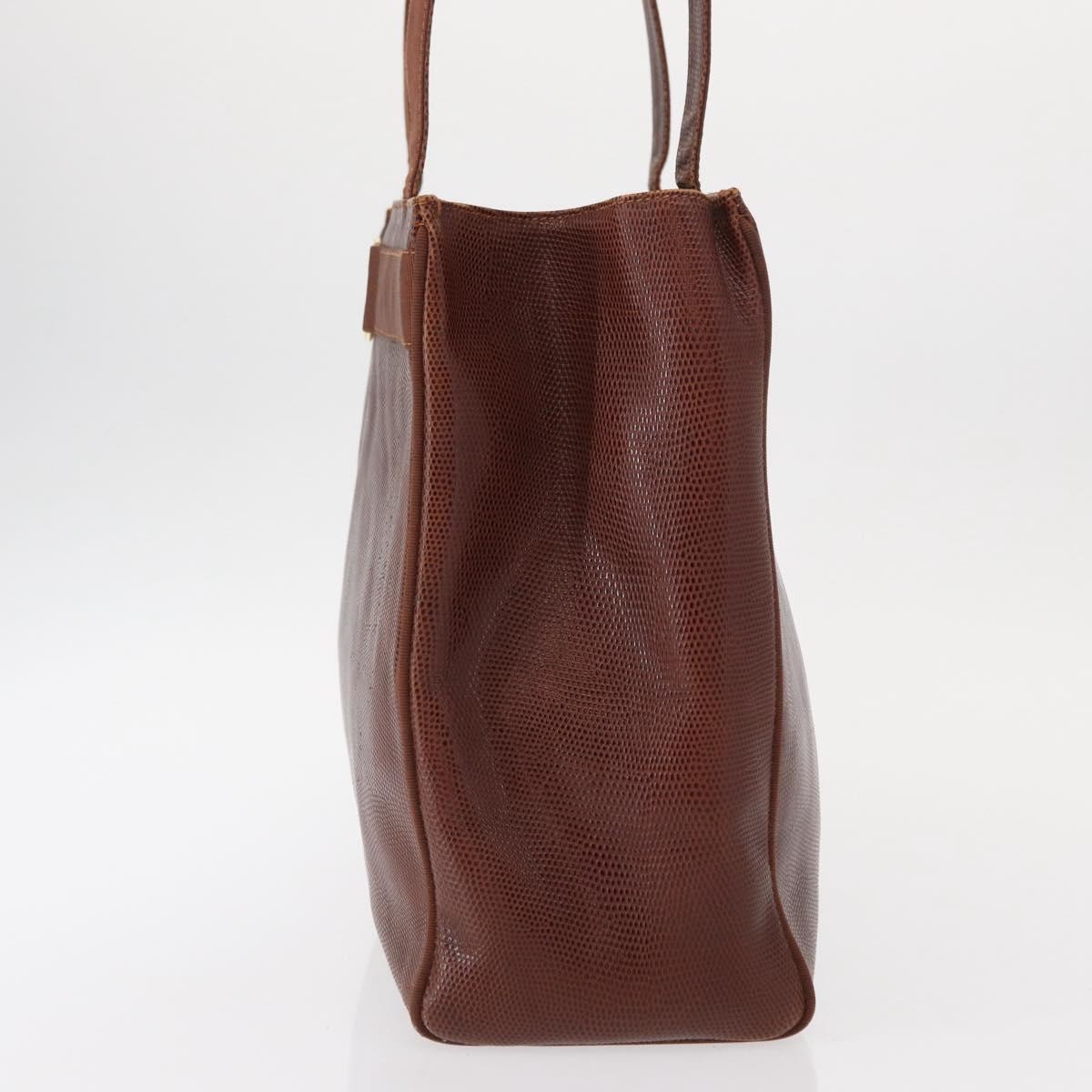 Salvatore Ferragamo Vala tote Brown Leather Good condition - Inside View