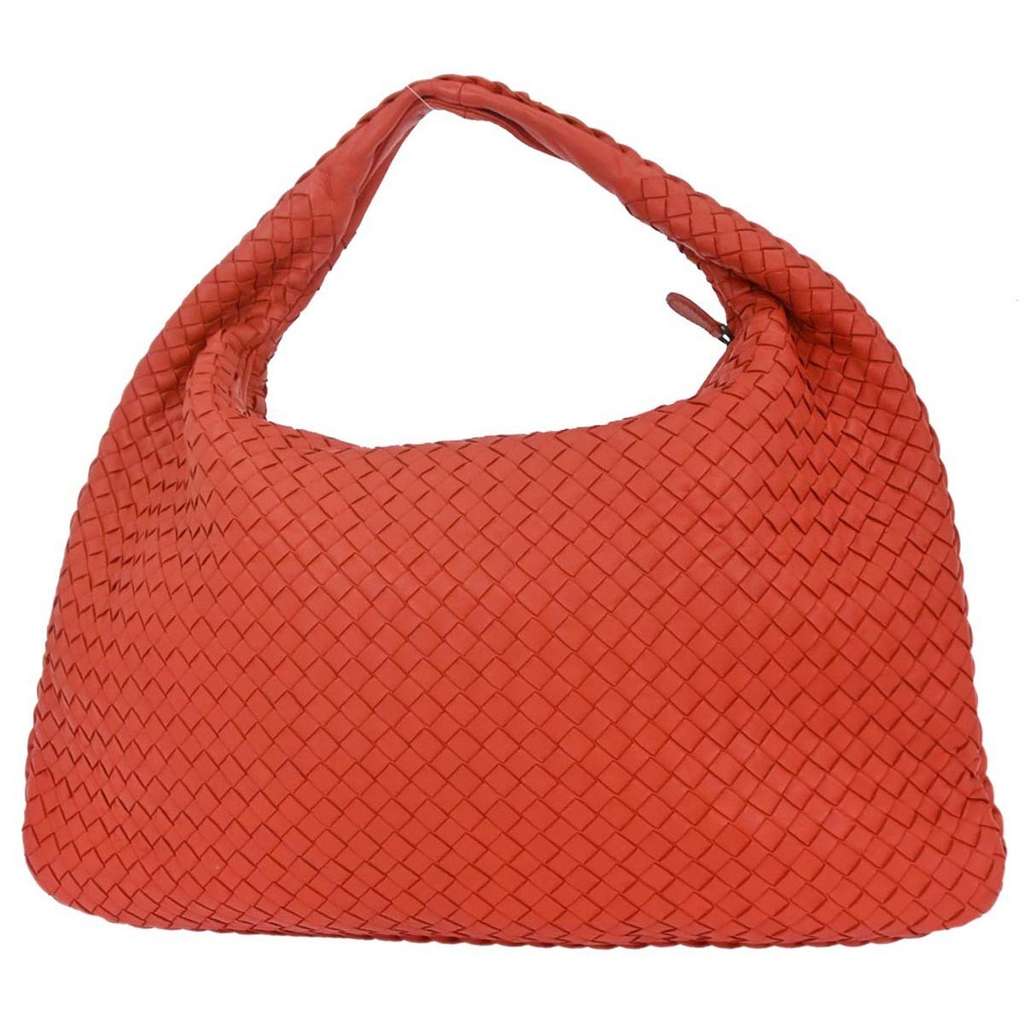 Bottega Veneta Veneta Hobo Red Leather Good condition - Back View