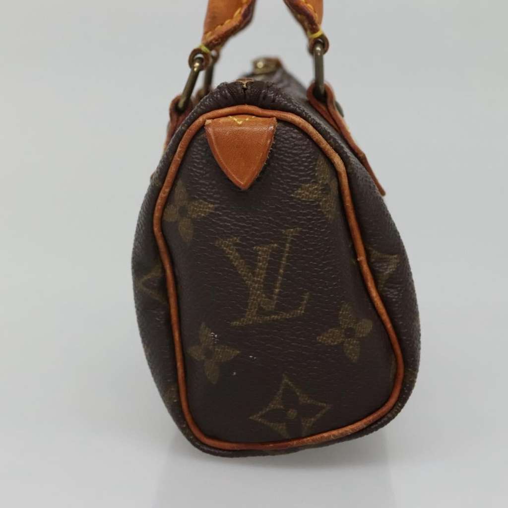 Louis Vuitton Speedy Mini HL Handbag Brown Canvas Good condition - Inside View