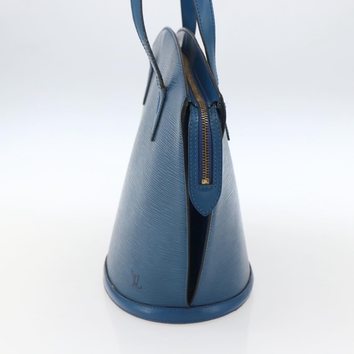 Louis Vuitton Saint Jacques Handbag Blue Leather Fair condition - Model View