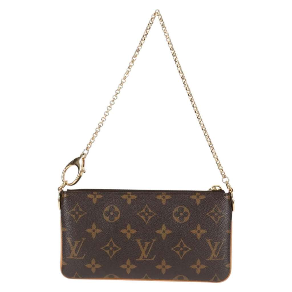 Louis Vuitton Milla Pochette Brown Canvas Good condition - Back View