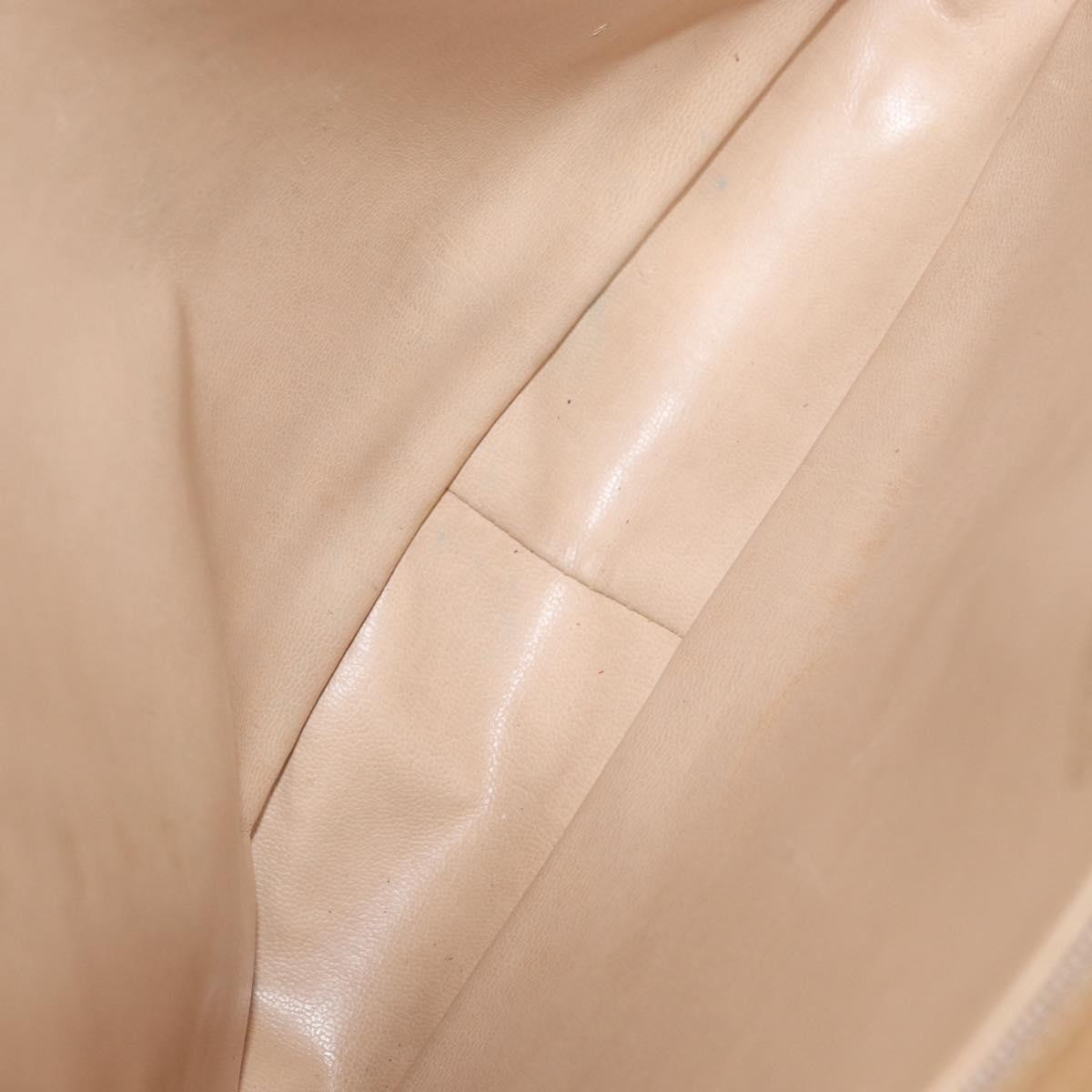 Chanel Vintage Shopping Tote Beige Leather Fair condition - Box View