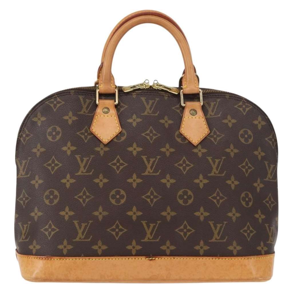 Louis Vuitton Alma Handbag Brown Canvas Good condition - Back View