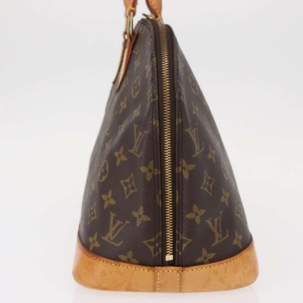 Louis Vuitton Alma Handbag Brown Canvas Good condition - Inside View