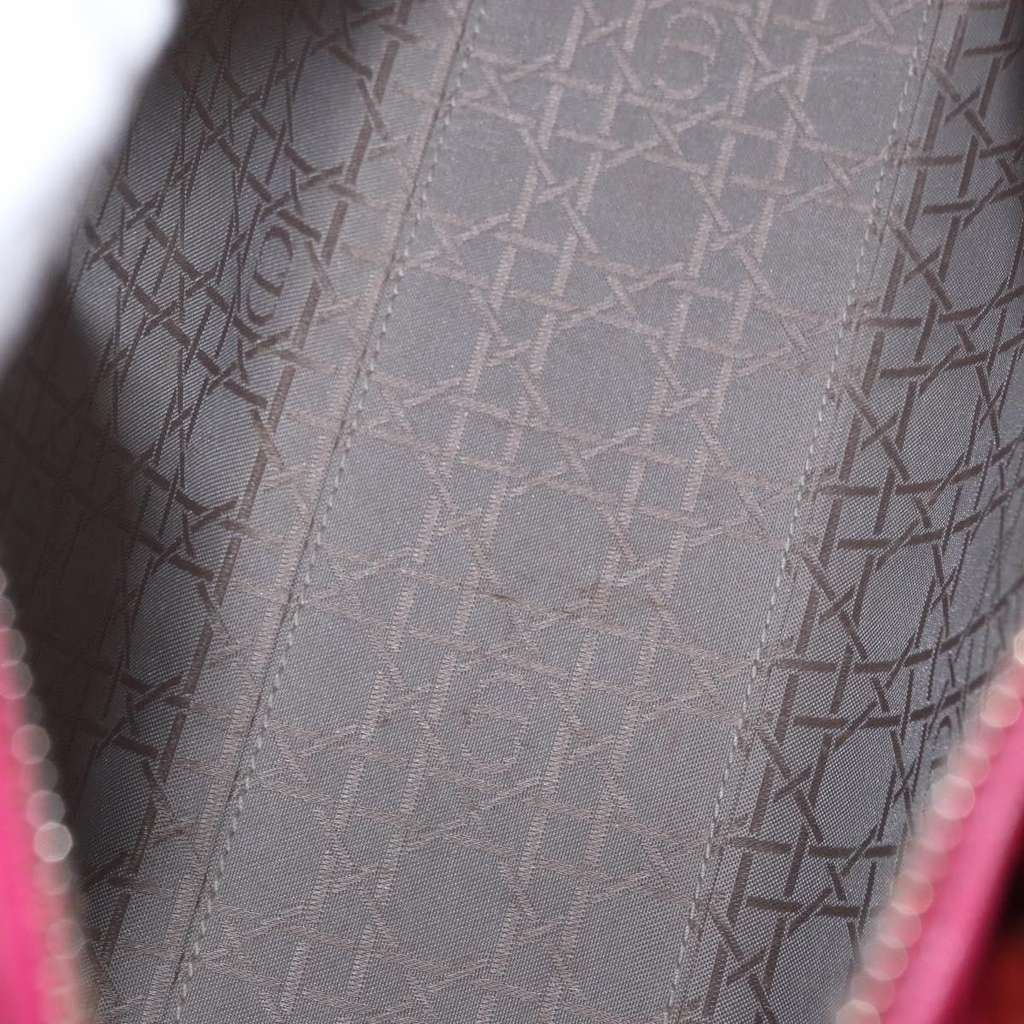 Christian Dior Lady Dior Bag Pink Leather Good condition - Box View