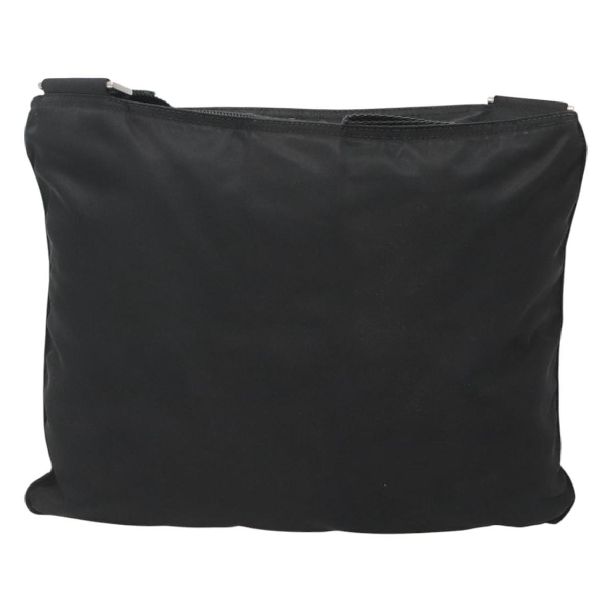 Prada Flat Messenger Bag Black Good condition - Back View