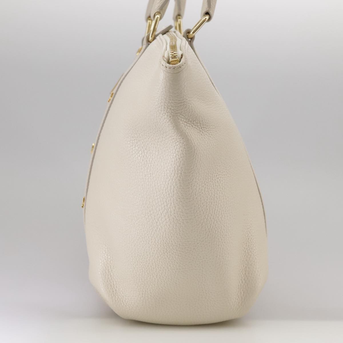 Mcm Vintage tote White Leather Good condition - Inside View