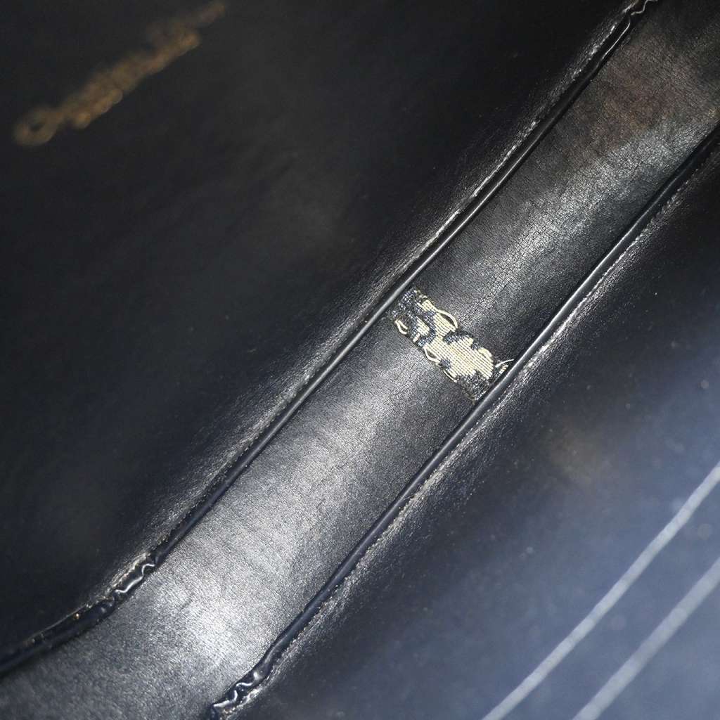 Christian Dior Vintage Trotter Shoulder Bag Blue Canvas Good condition - Box View