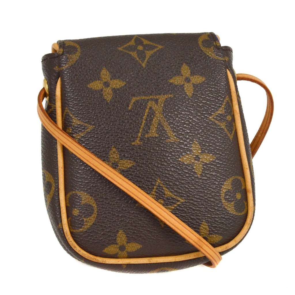 Louis Vuitton Cancun Pochette Brown Canvas Good condition - Back View