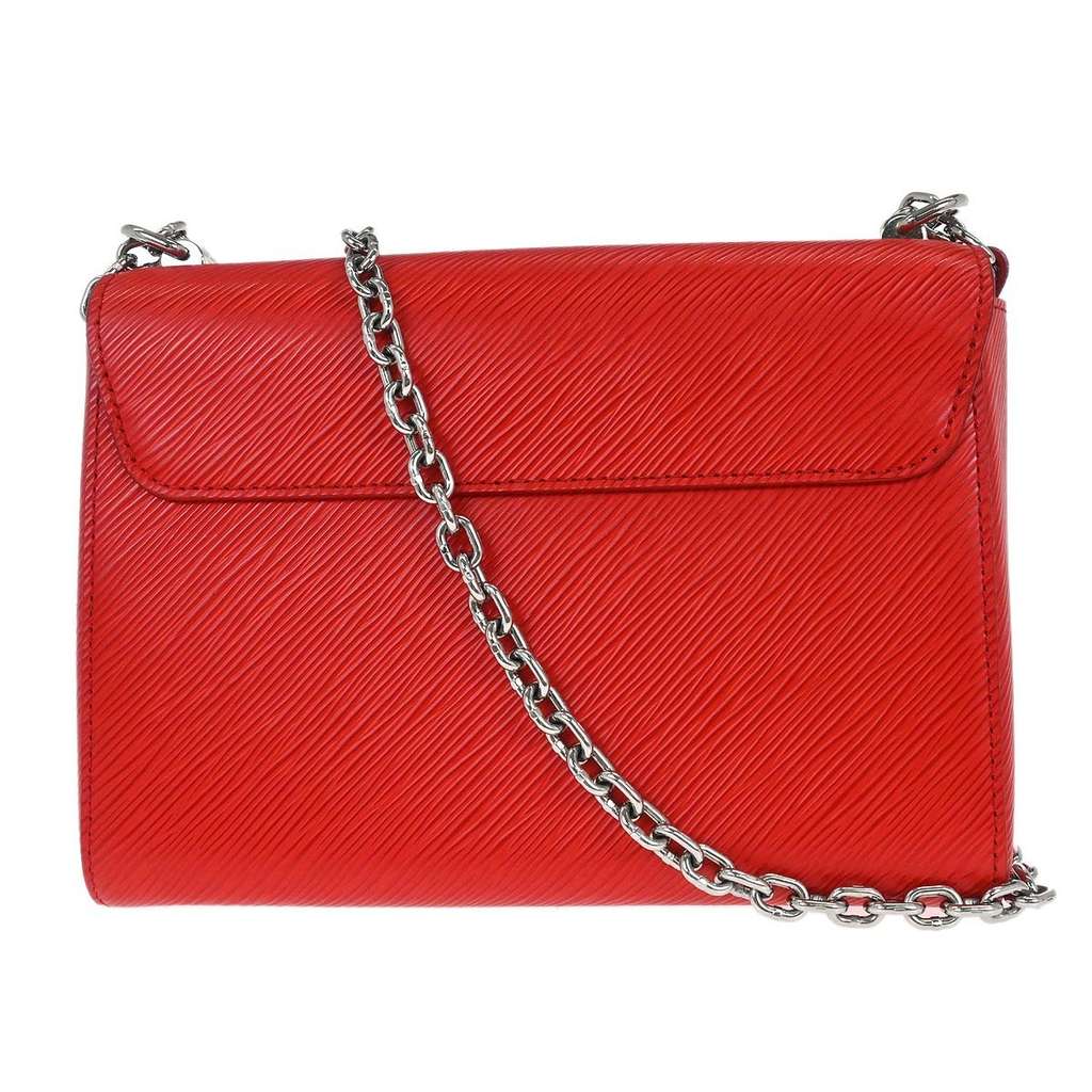 Louis Vuitton Twist Handbag Red Leather Good condition - Back View