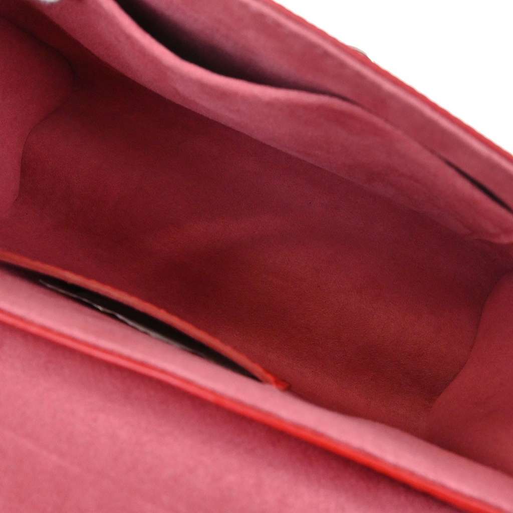 Louis Vuitton Twist Handbag Red Leather Good condition - Inside View