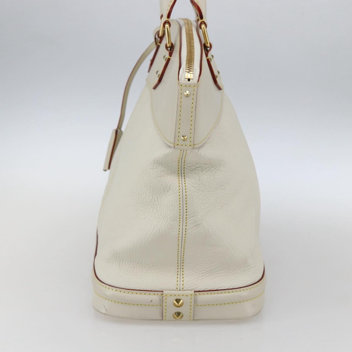 Louis Vuitton Suhali Lockit Handbag White Leather Good condition - Model View